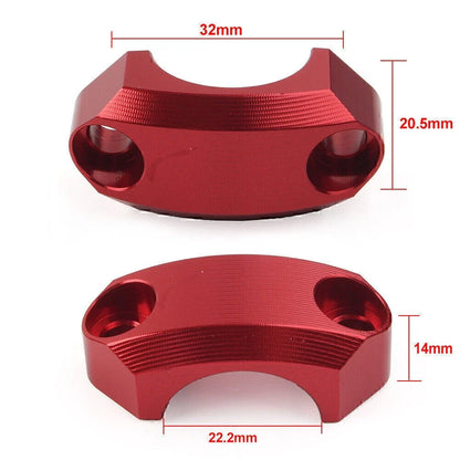 22mm Master Cylinder Perch Clamp Cover Orange for Motocross MX