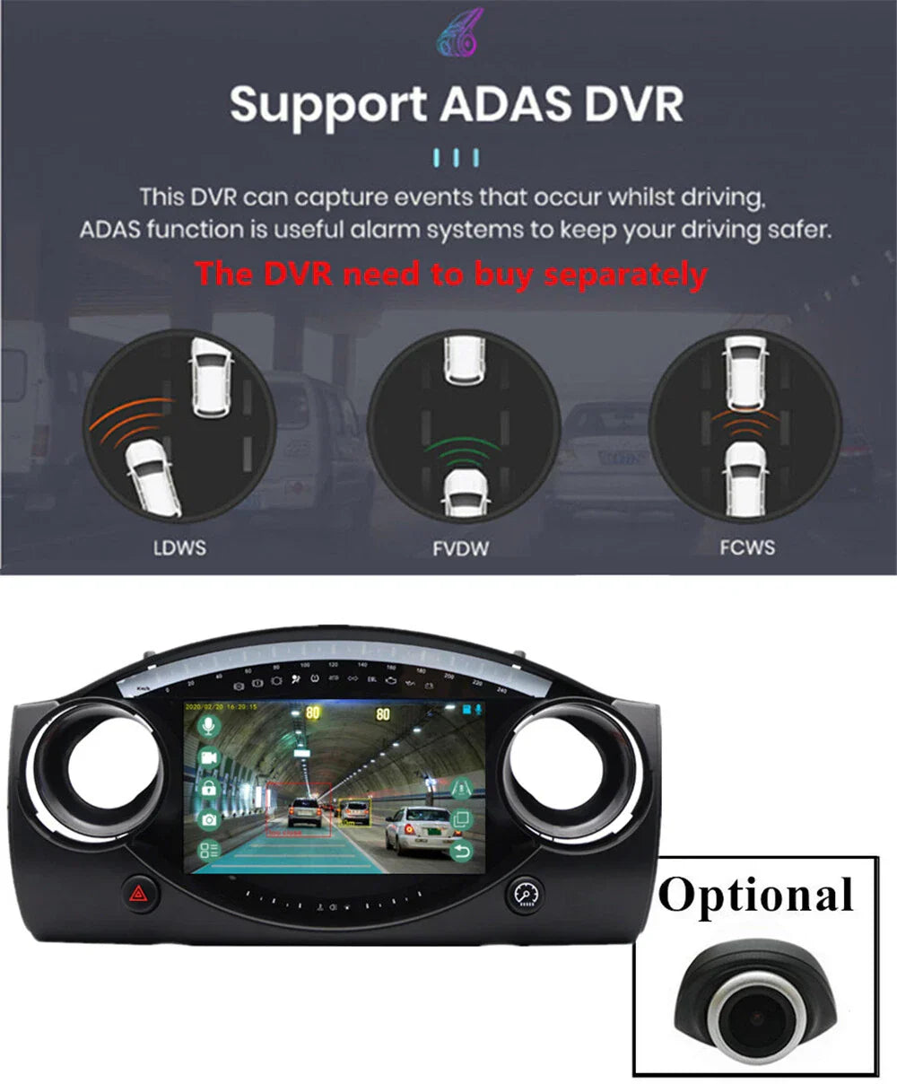 9'' Carplay Navigation for BMW Mini Cooper (2000-2008)