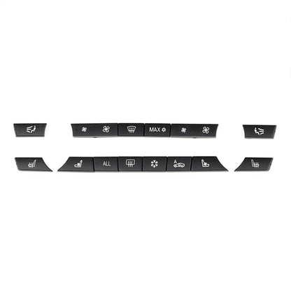 14Pcs A/C Switch Button Caps for BMW 5/6/7 Series (2010-2017)