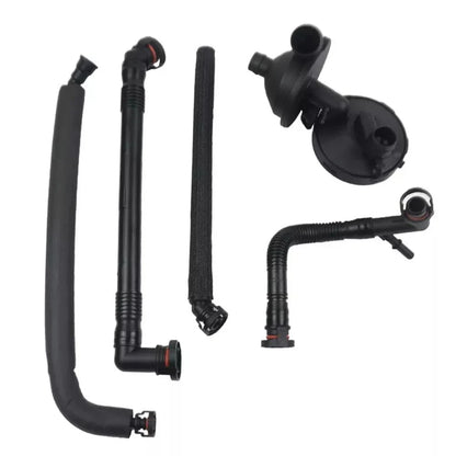 5 x PCV Crankcase Vent Valve & Breather Hose for BMW E46 325i 330i (2000-2006)