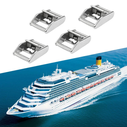 4 x Stainless Steel Cam Buckles Tie Down Solution – Easily Customizable
