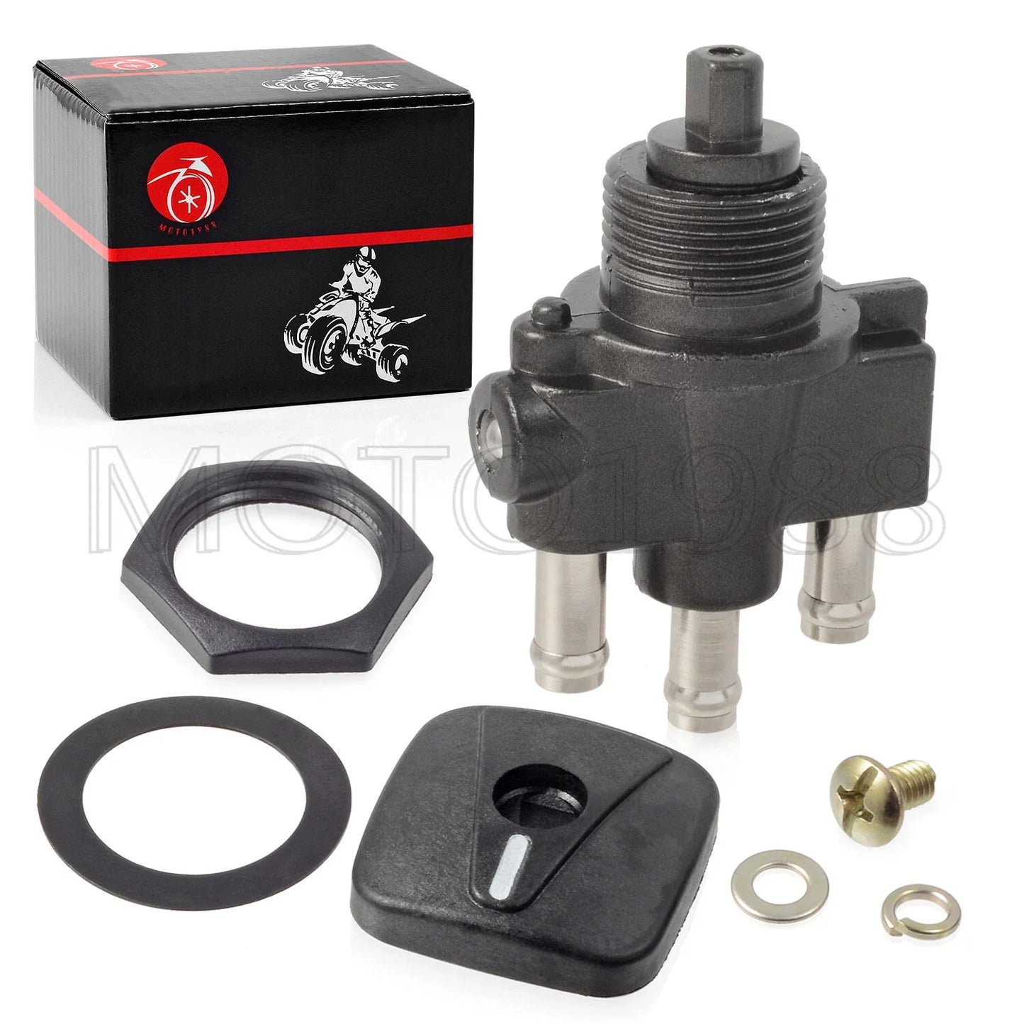 Fuel Cock Valve Petcock & Lever Nut for Yamaha GP1200 GP800R (2002–2005)