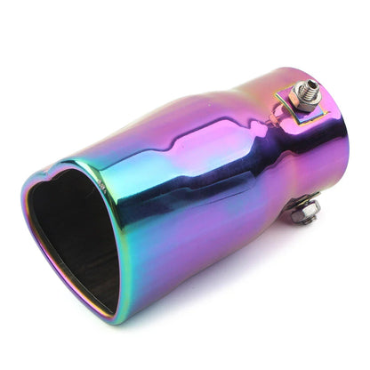 Stainless Steel Heart Shaped Exhaust Tip for Car Tail Muffler