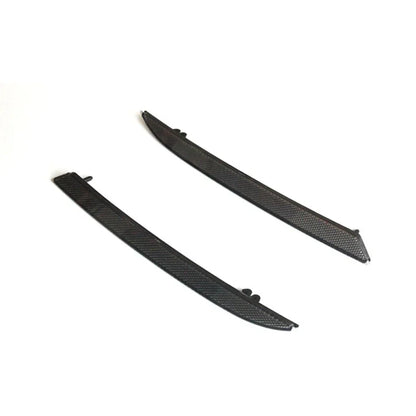 Black Smoked Rear Bumper Reflectors for Ford Mustang