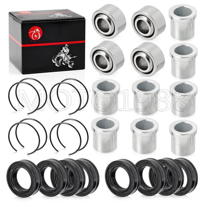 2 x Front Lower/Front Upper A-Arm Bushings for Honda TRX450ER (2006–2014)