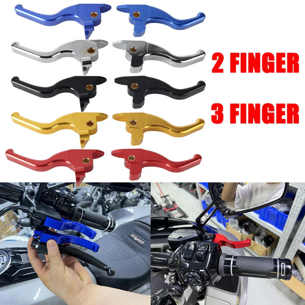Brake & Clutch Levers Set for Harley Touring CVO Road Glide Street Glide (17-20)