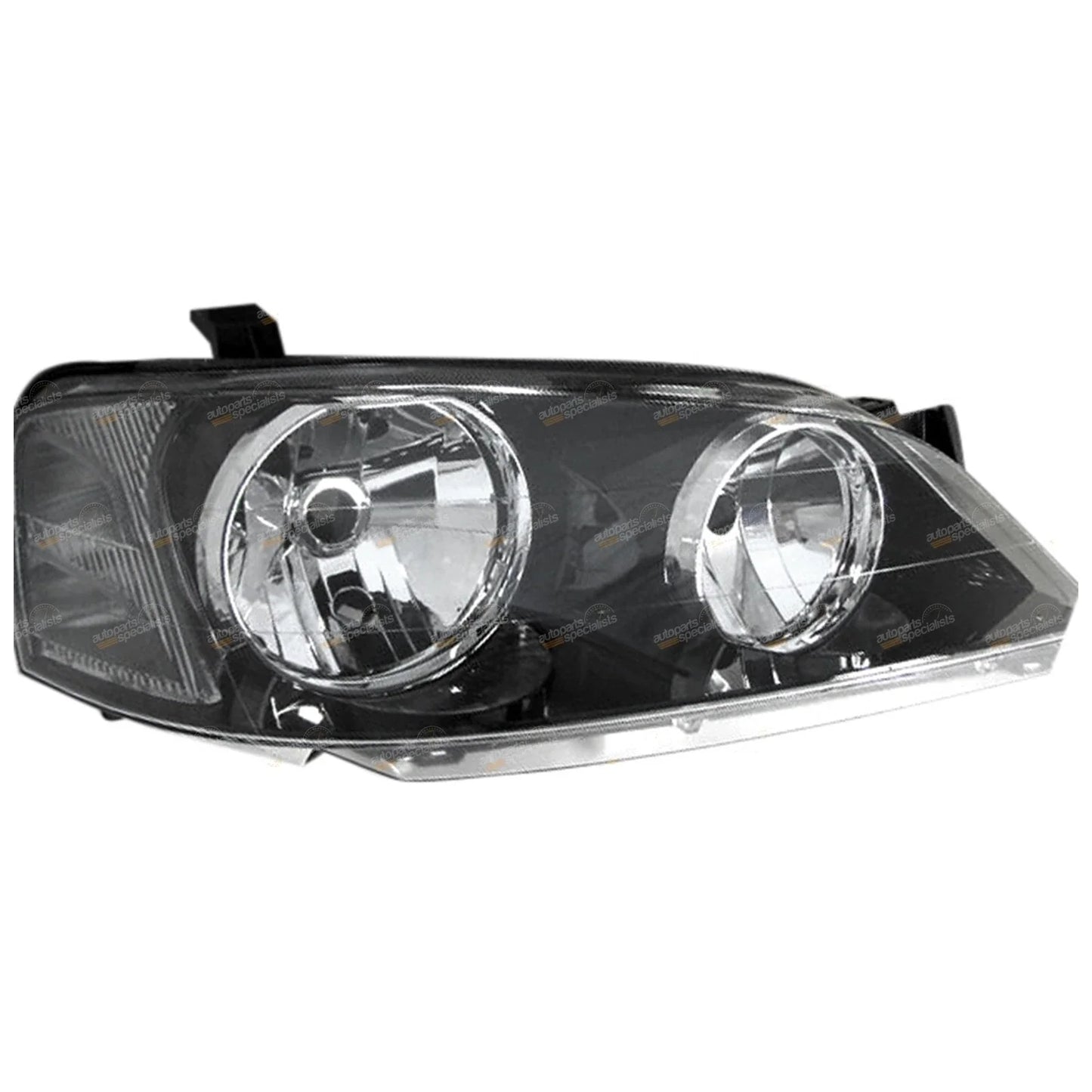 RH Headlight BLACK for Ford BA BF Falcon Fairmont (2002 - 2006)