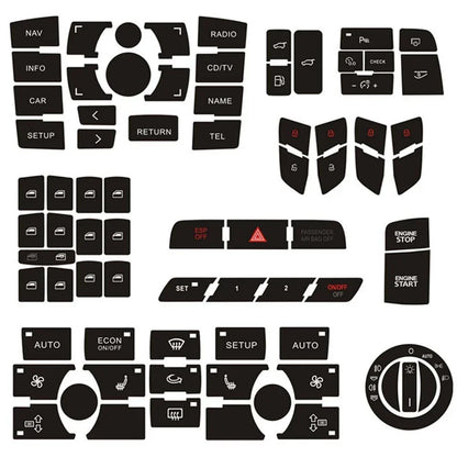 Improved Functionality Button Repair Sticker for Audi Q7 (2007–2015)