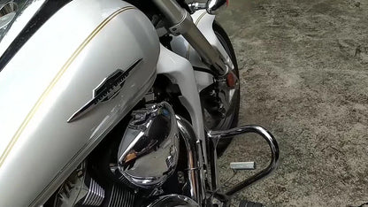 7" Headlight Visor & Skull Ornament for Sportster Bobber