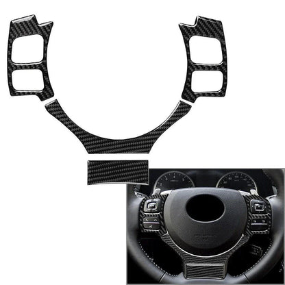 Steering Wheel Cover 4Pcs/Set Carbon Fiber for 200t 300h