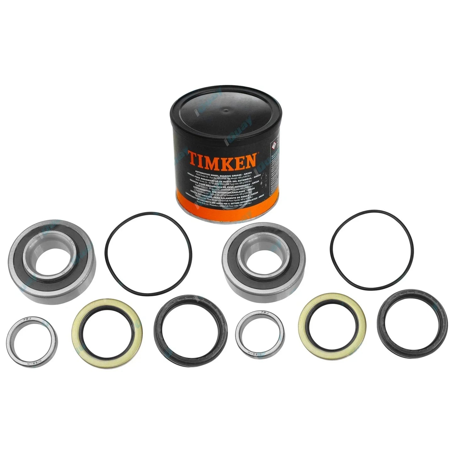 2 x Rear Wheel Bearing Kits for Toyota Hilux 4x4 LN167 LN172 (1998-2005)