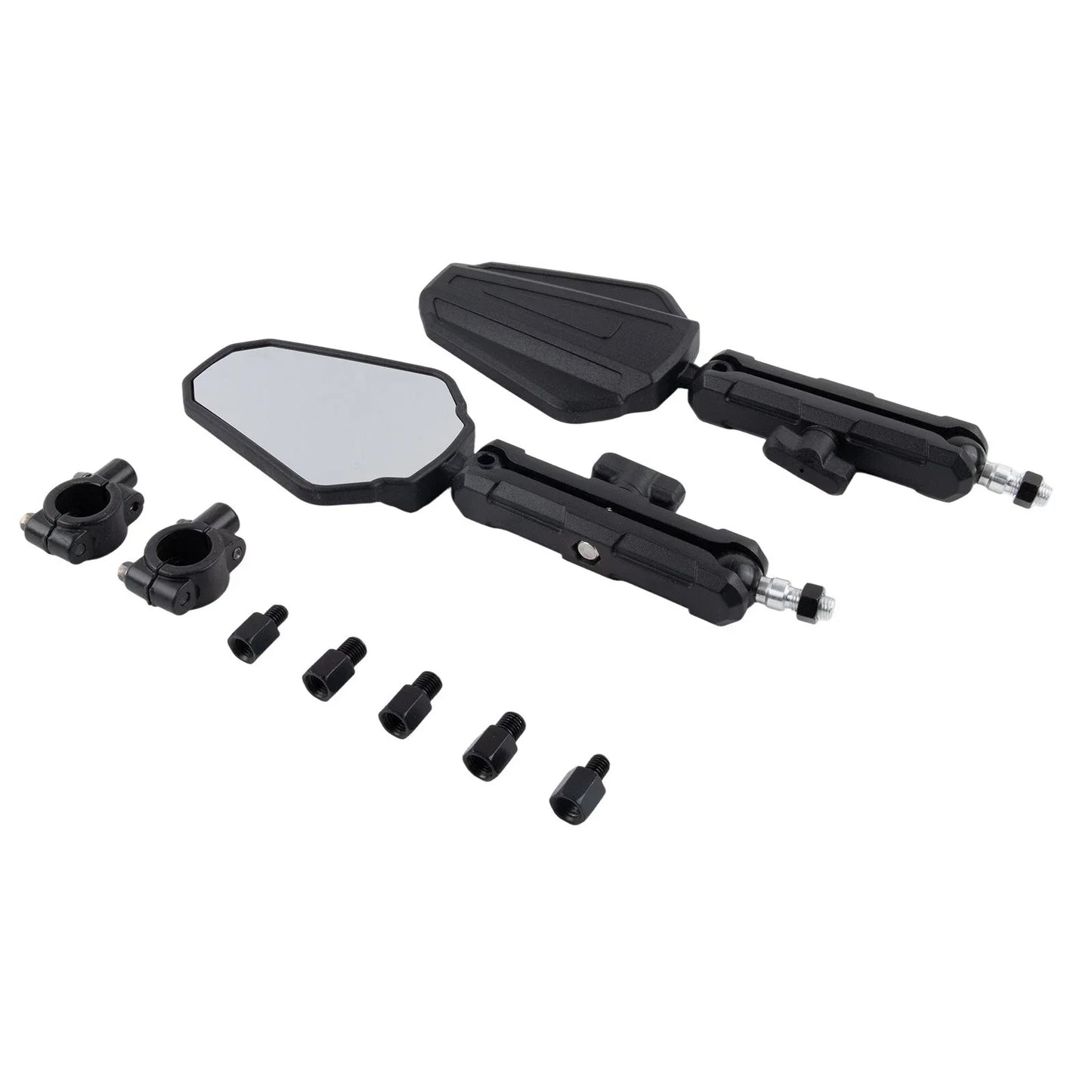 2 x Folding Rearview Mirrors for Motorcycles Enhance Your Riding Experience