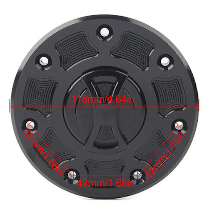 Blue Fuel Gas Tank Cap Cover for Kawasaki Ninja 500, ZX-6, ZX-7, ZX-9, ZRX-1100, GPZ500