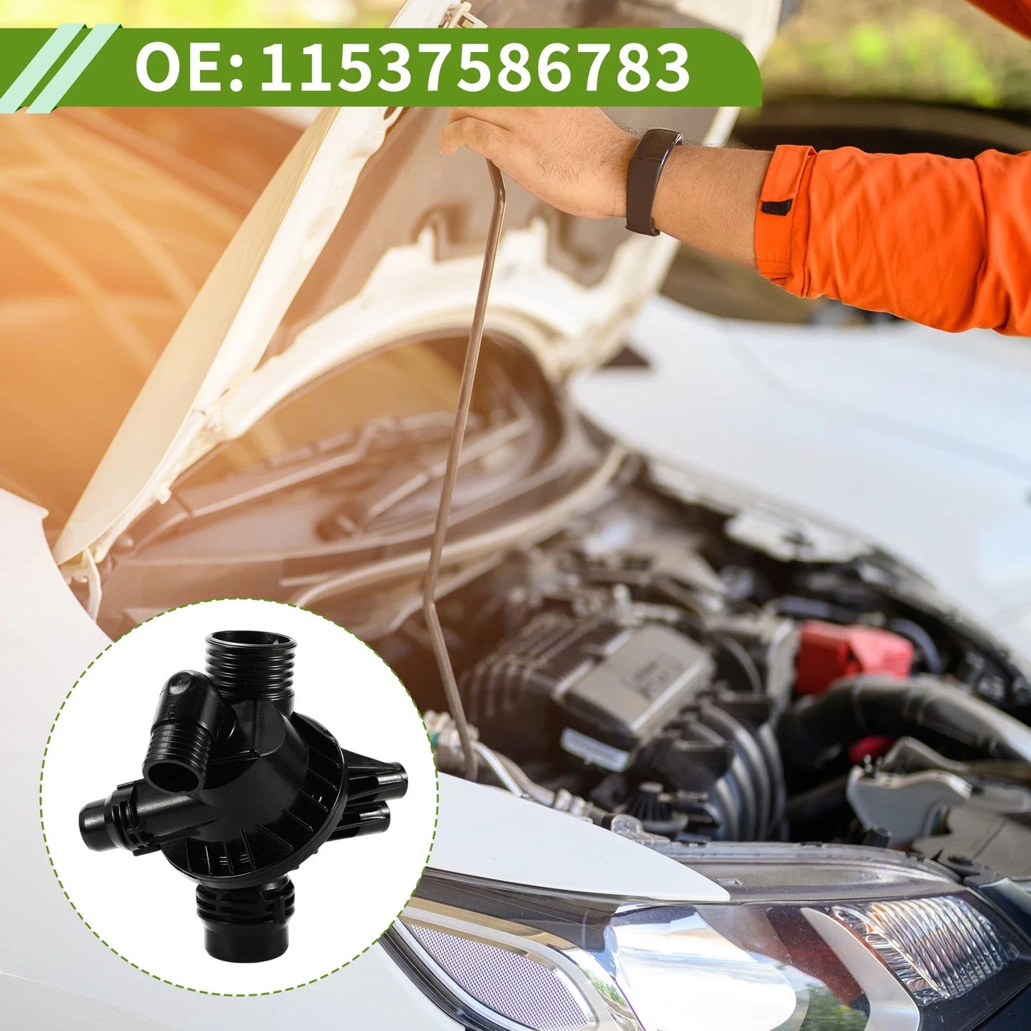 Engine Coolant Thermostat Housing Assembly for BMW F25 X3 (2010-2012)