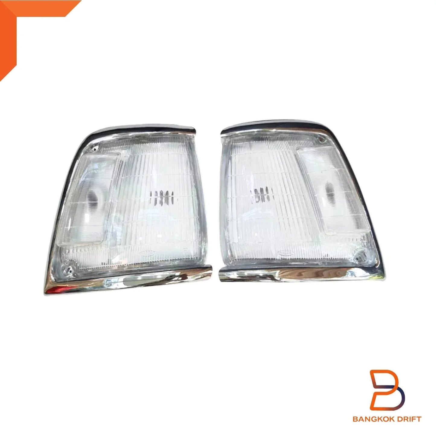 Chrome White Turn Signal Light Blinker Lamp for Toyota Hilux (1988-2005)