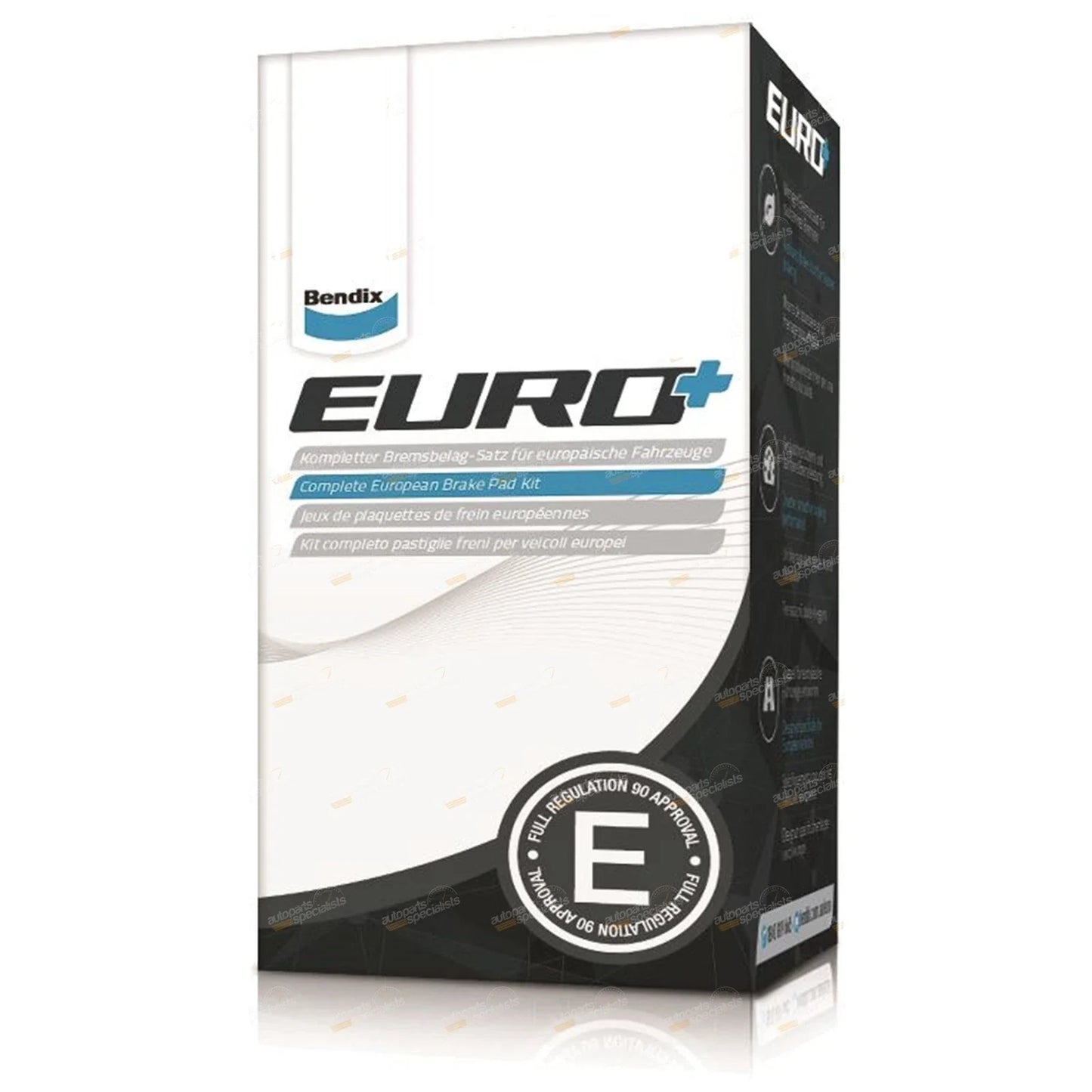 Euro Rear Disc Brake Pad Set for BMW 740iL/750iL E38 (1995 - 2001)
