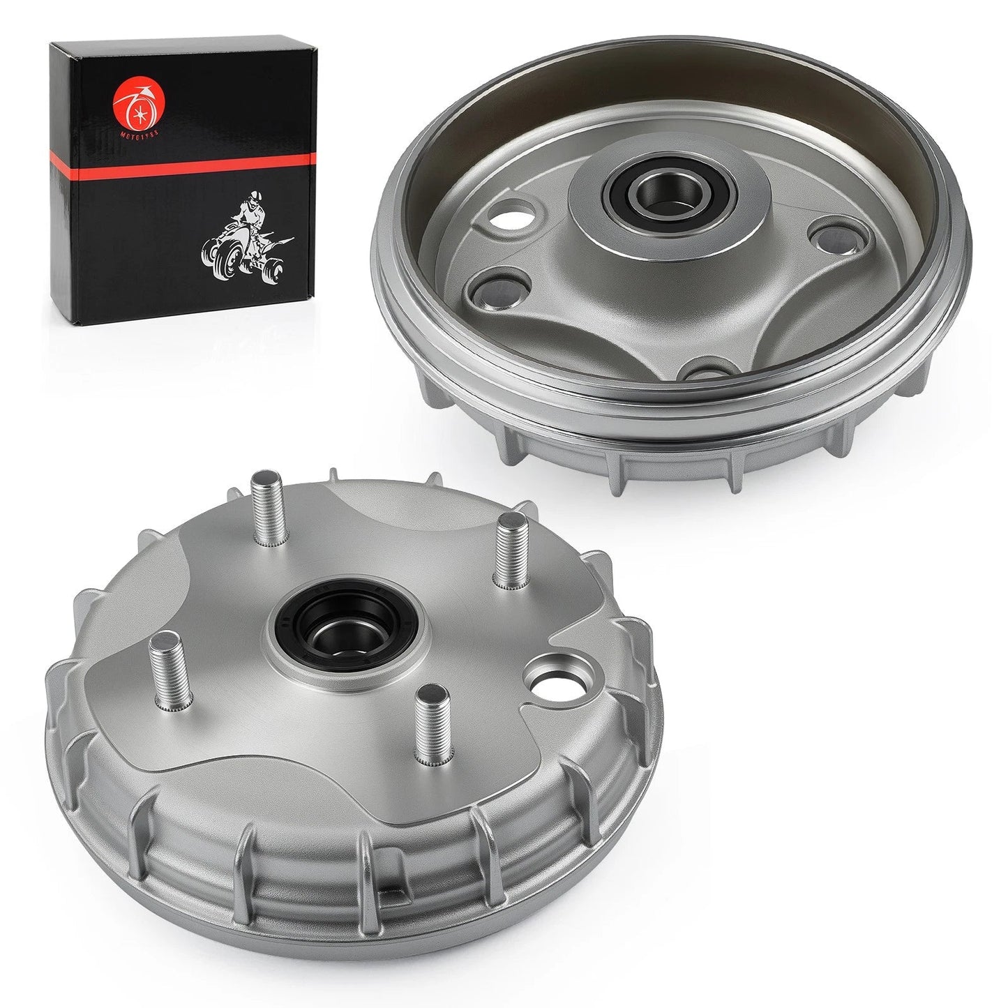 2 x Front Brake Drum for Honda Rancher 350 2x4 ES TRX350TE (2000–2006)