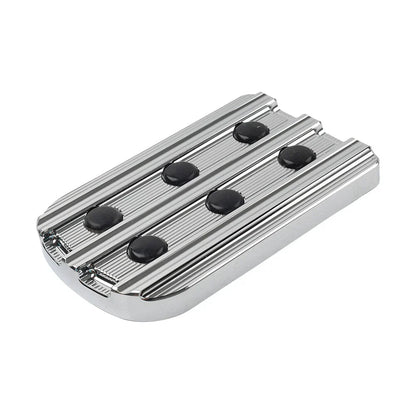 Chrome Large Brake Pedal Pad for Harley Touring Street Road Glide Softail (2014-2023)
