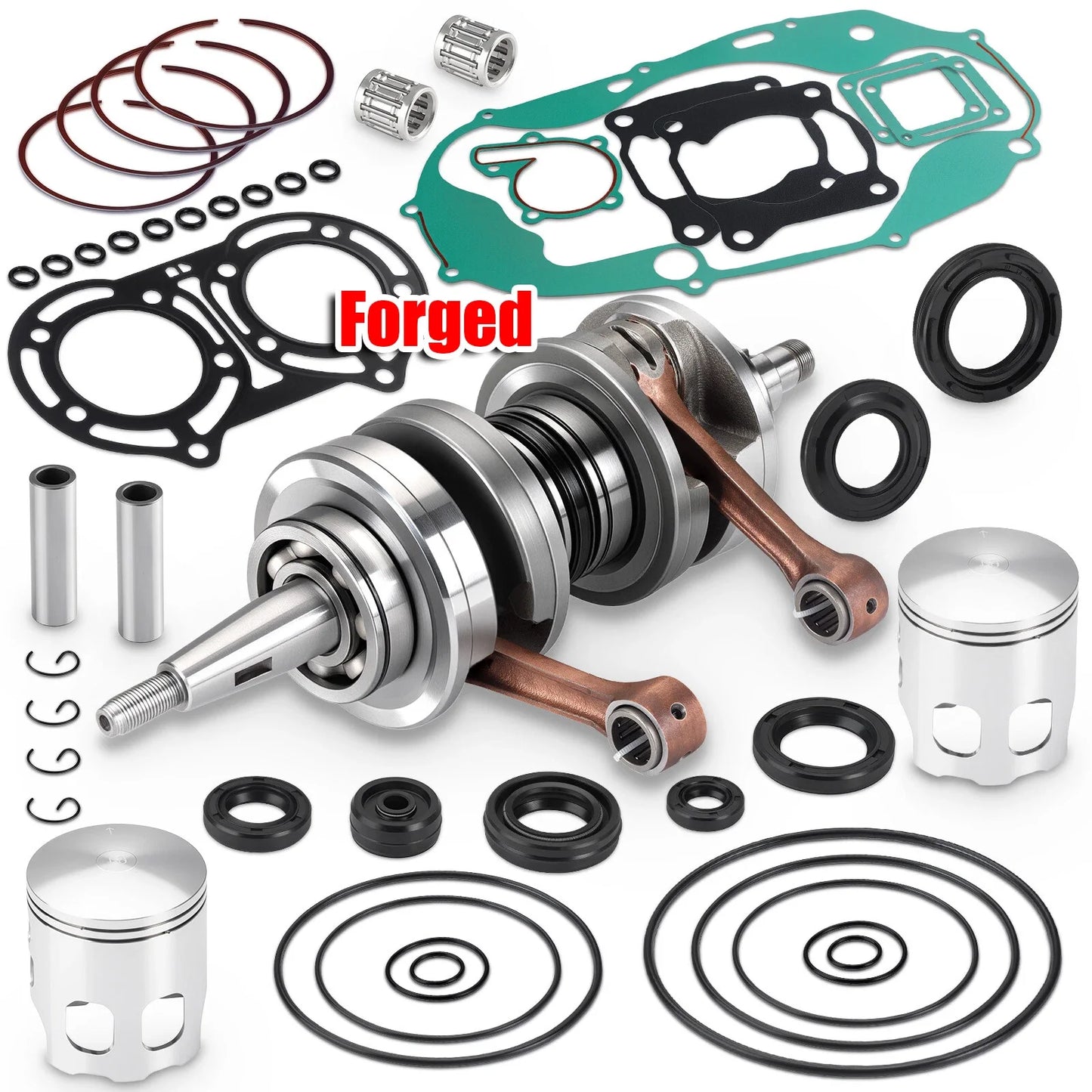 65mm PISTON RINGS TOP END GASKET KIT FOR YAMAHA BANSHEE (1987–2006)