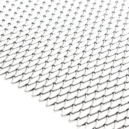 Silver Aluminium Racing Grille Mesh Vent for Universal Car 100x33cm