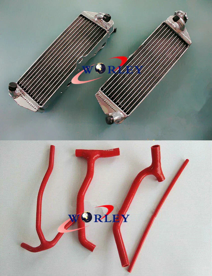 Aluminum Radiator + Black Hose for HUSQVARNA TE610 TE570 TE410 (1993-2003)