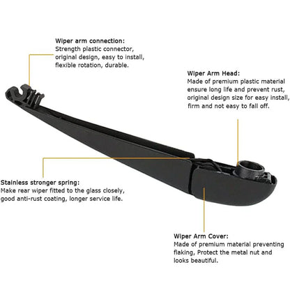 Rear Wiper Arm & Blade for Jeep Grand Cherokee (2011-2018)