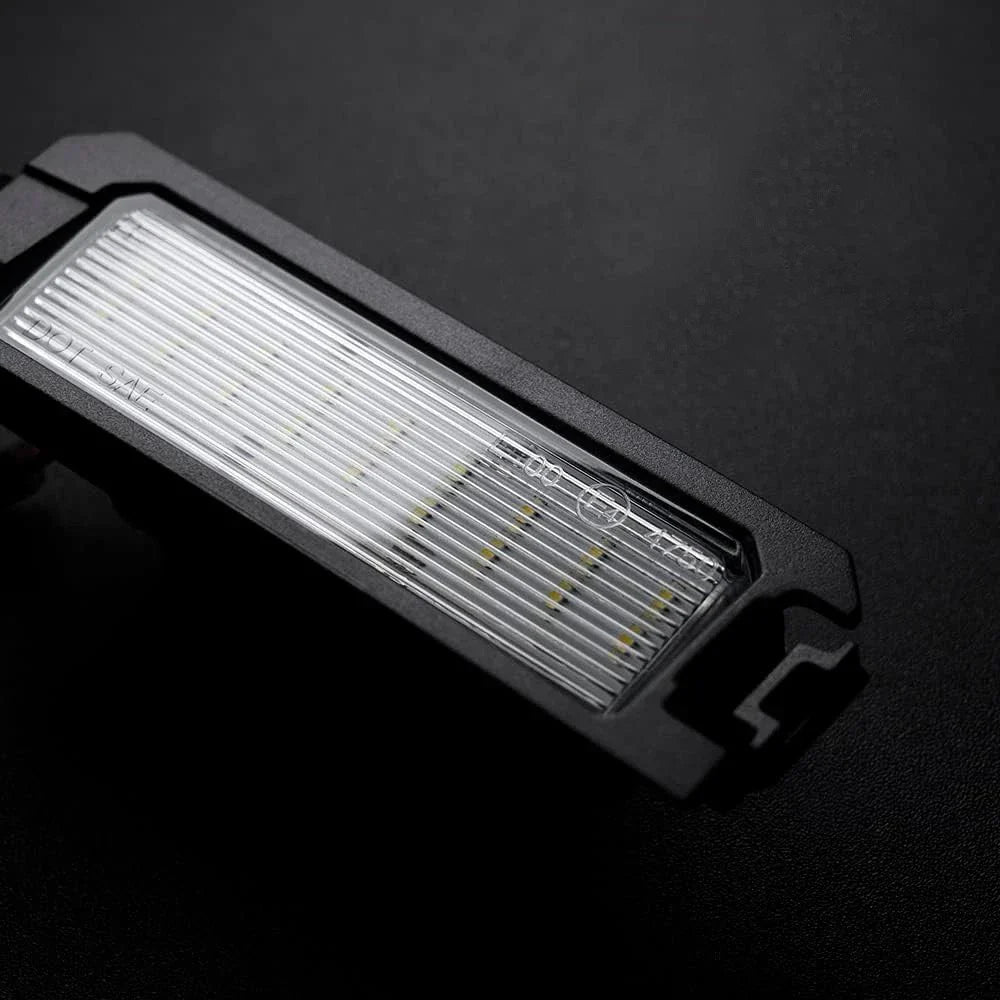 White LED Rear License Plate Light for Hyundai Kia Rio (2012-2017)