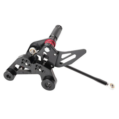 Black Adjustable Rearset Footpegs for Yamaha MT-09 FZ-09 (2014-2017)