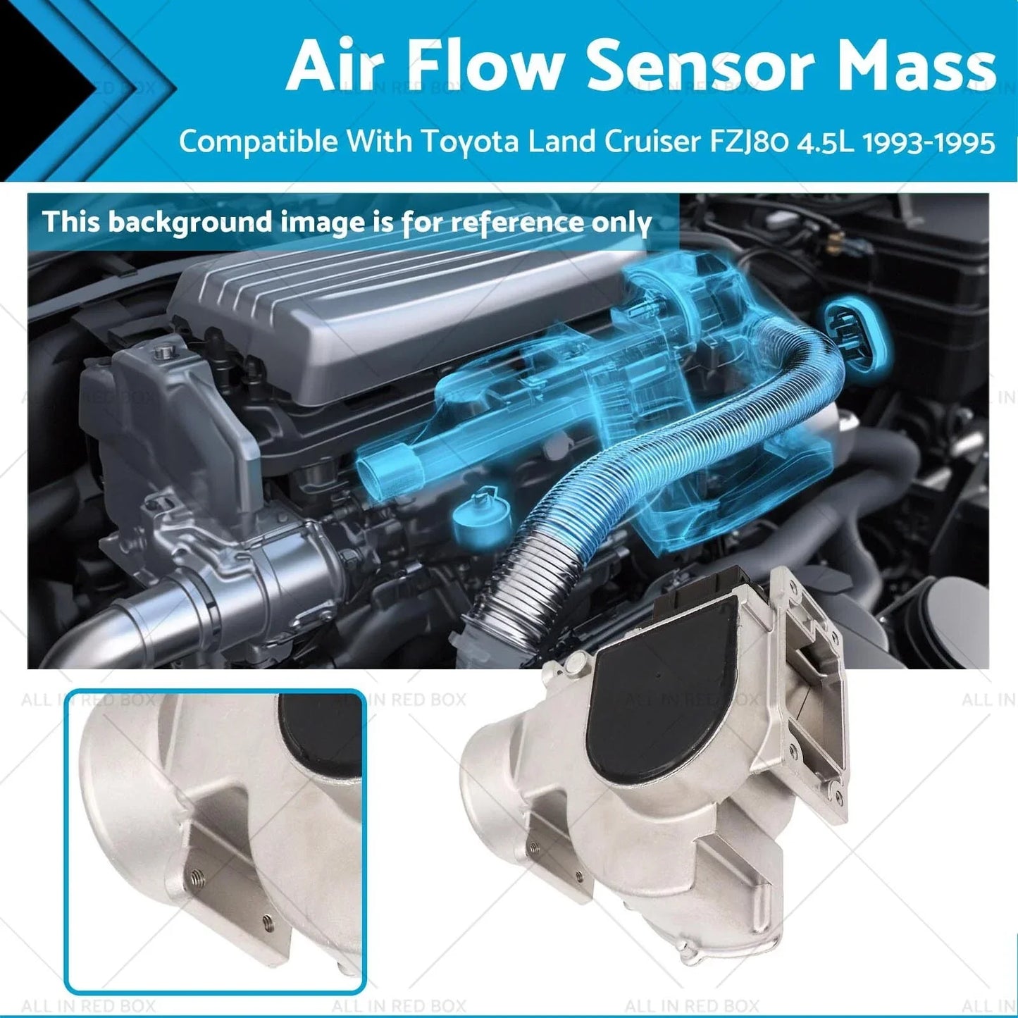 Air Flow Sensor for Toyota LandCruiser FZJ80 4.5L (1993-1995)