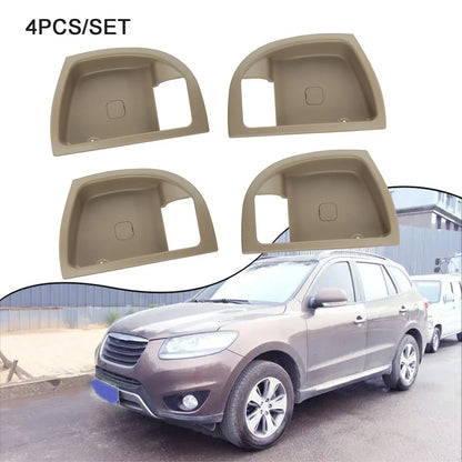 2 x Left Driver Inside Door Handle Beige Plastic for Fe (2007–2012)
