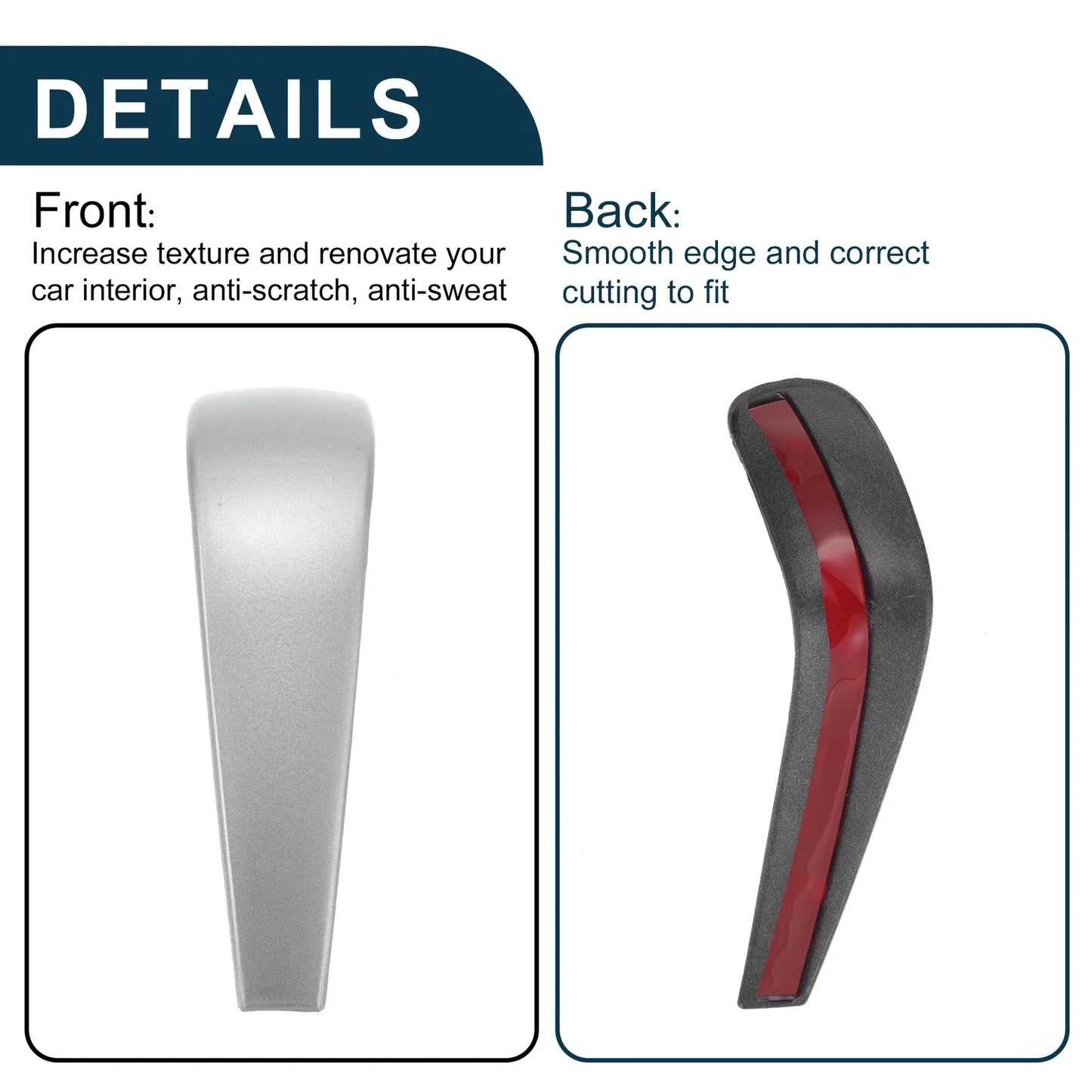 ABS Gear Shift Knob Cover Sticker for BMW 1 Series / 3 Series / Z4 / X1 (2005-2012)
