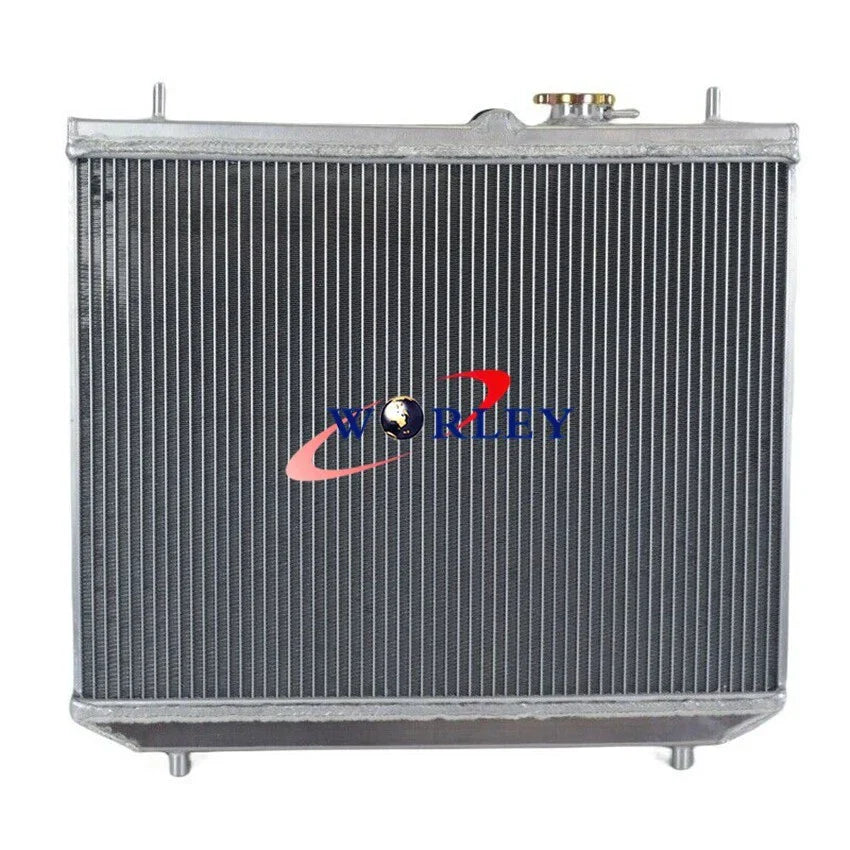 2Row Aluminum Radiator + Fan for Daihatsu Terios J100 J102 1997-2005