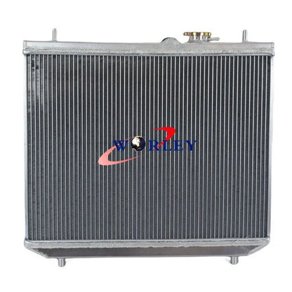 2Row Aluminum Radiator + Fan for Daihatsu Terios J100 J102 1997-2005