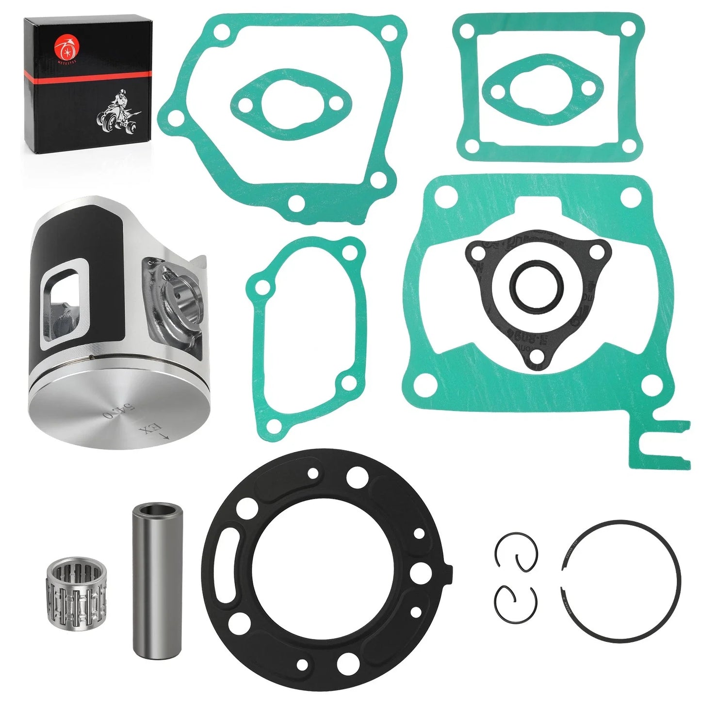 54mm Piston & Gasket for Honda CR125R Top End Rebuild Kit (1992–1999)