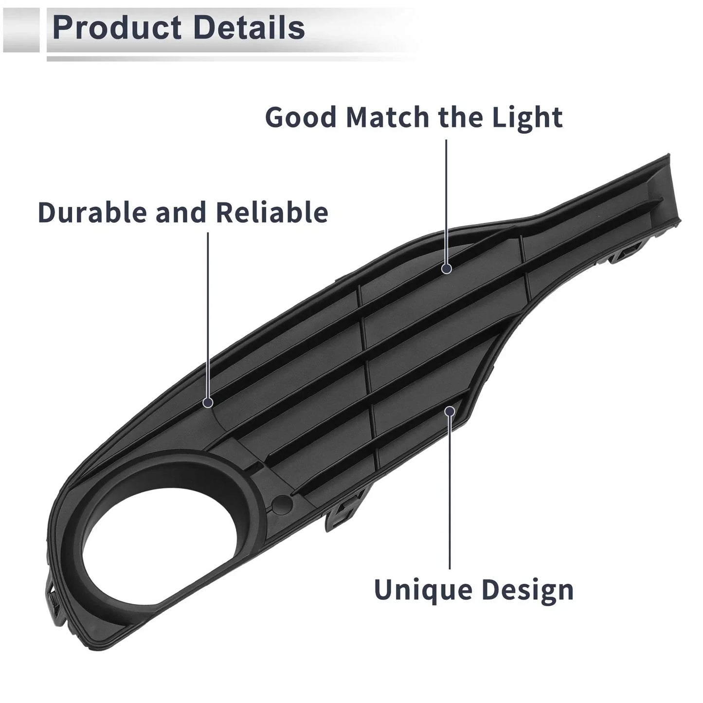 Left Front Fog Light Grill for BMW 320i (2013-2015)