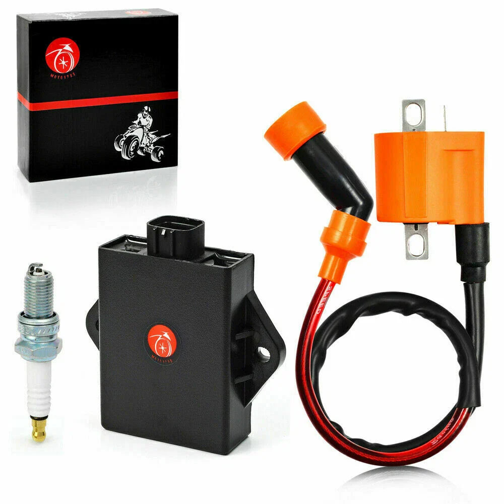 2 x Ignition Coil Spark Plug CDI for Suzuki King Quad 300/250