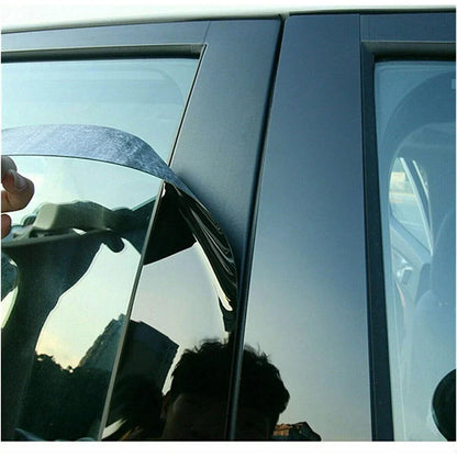 6 x Glossy Black Door Window Trim for 2021-2023 Hyundai Elantra