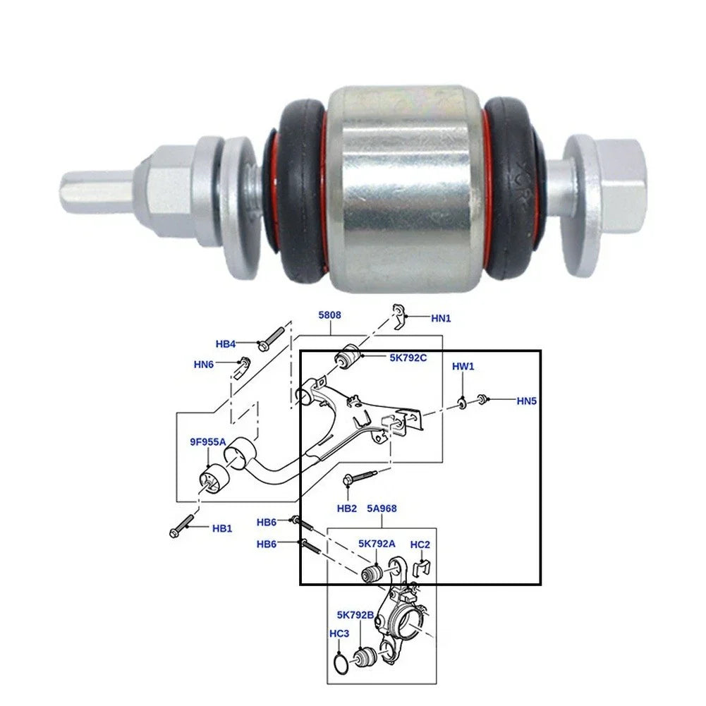 4-Bolt Nut Washer Bushings for Discovery 3 (2004–2009)