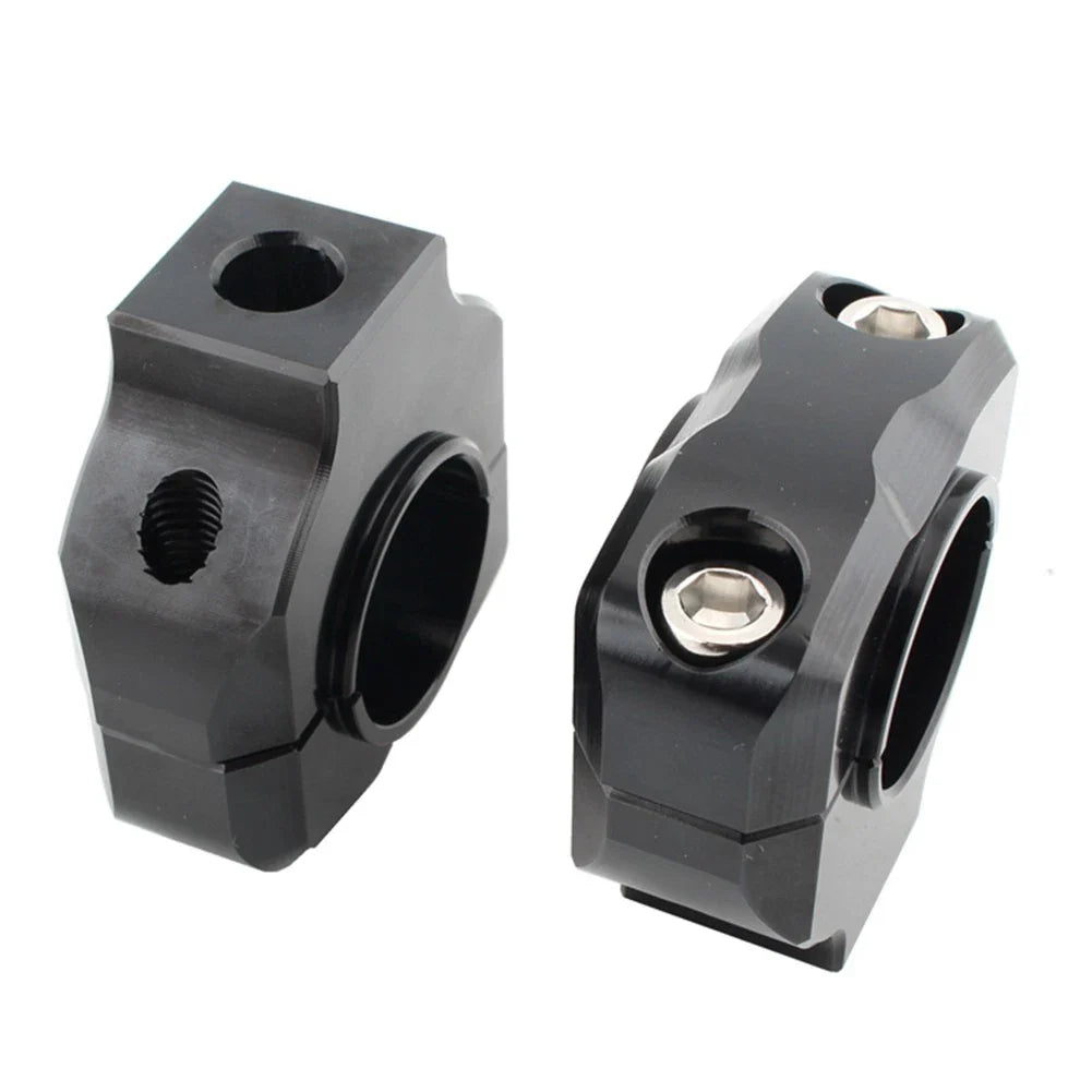 28mm CNC Motorcycle Universal Handlebar Fat Bar Riser Mount Clamp