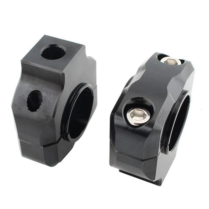 28mm CNC Motorcycle Universal Handlebar Fat Bar Riser Mount Clamp