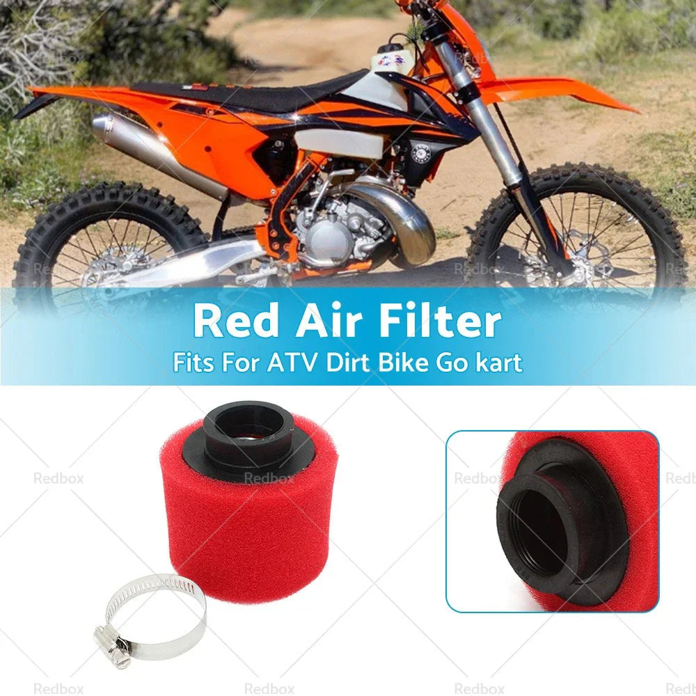 38mm Foam Pod Air Filter Cleaner for 125cc PIT PRO Quad Dirt Bike ATV