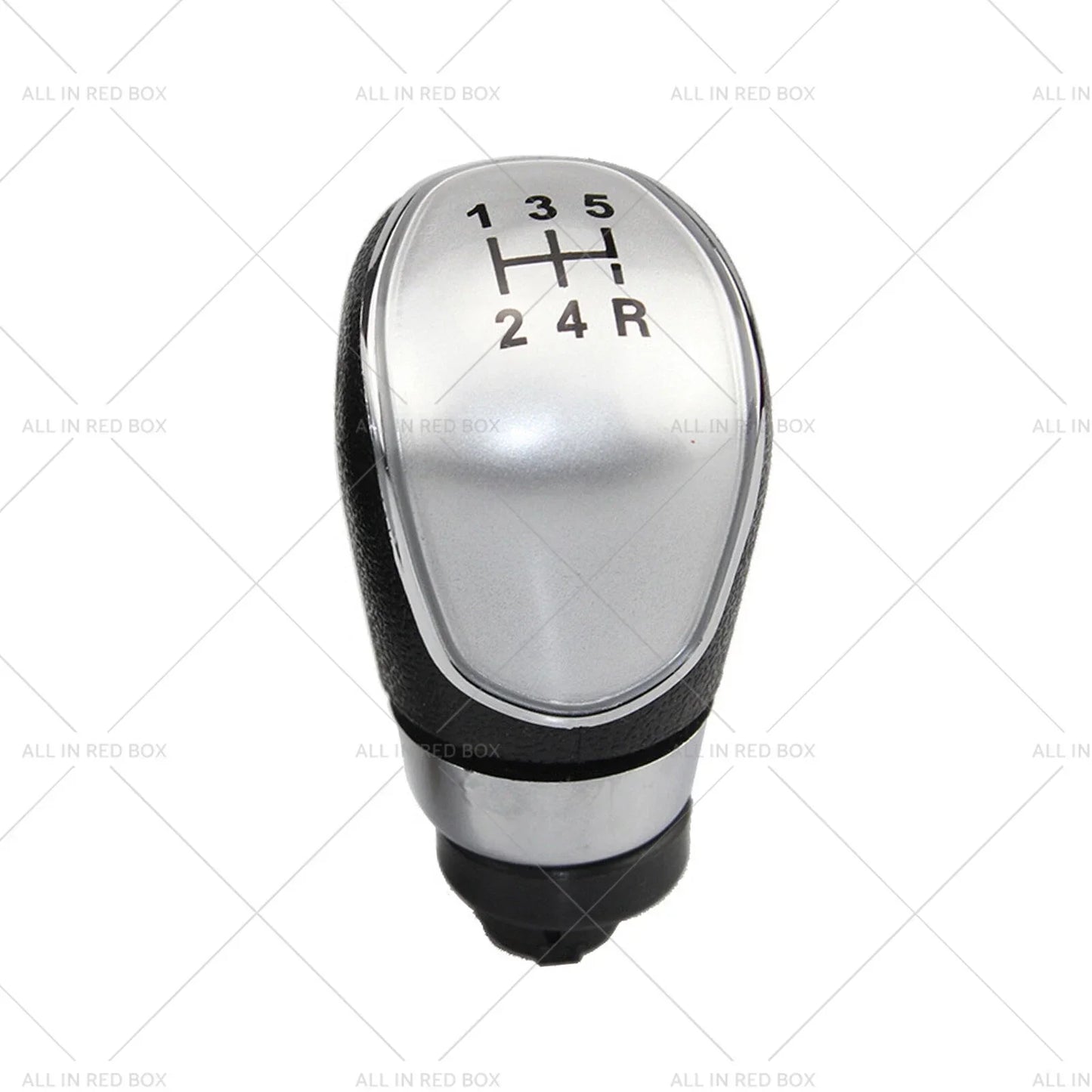 5 Speed Manual Gear Shift Knob Silver for Ford Fiesta MK2, C-Max (2008-2013)