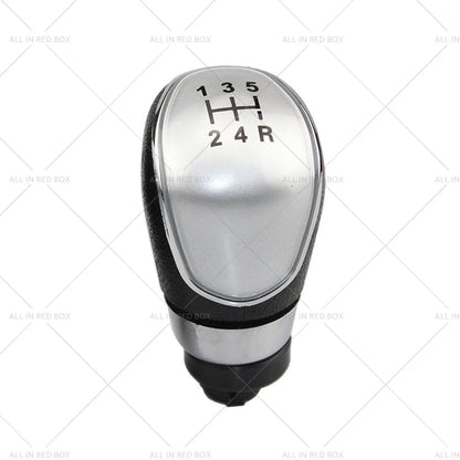 5 Speed Manual Gear Shift Knob Silver for Ford Fiesta MK2, C-Max (2008-2013)