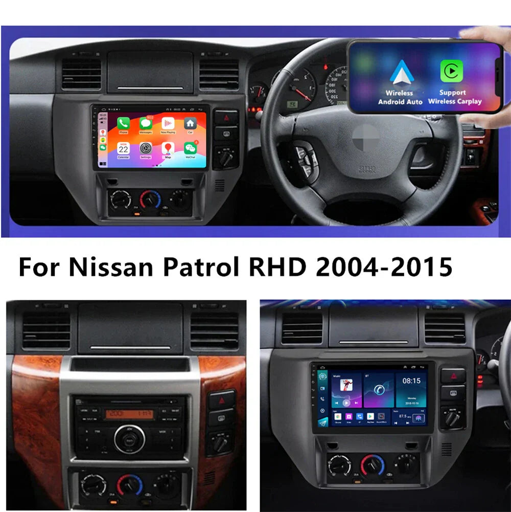 9" Android 13 Car Stereo GPS Navigation for Nissan Patrol GU (2004-2015)
