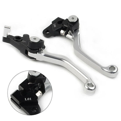 CNC Silver Pivot Brake Clutch Levers for Honda XR250 XR400 (1995-2007)