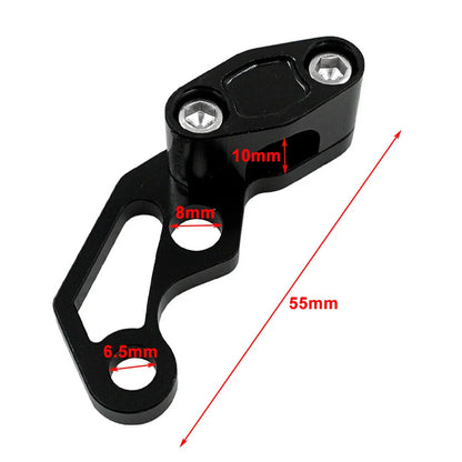 Oil Pipeline Brake Line Clamp Protector for Motor Bikes Aluminum Red