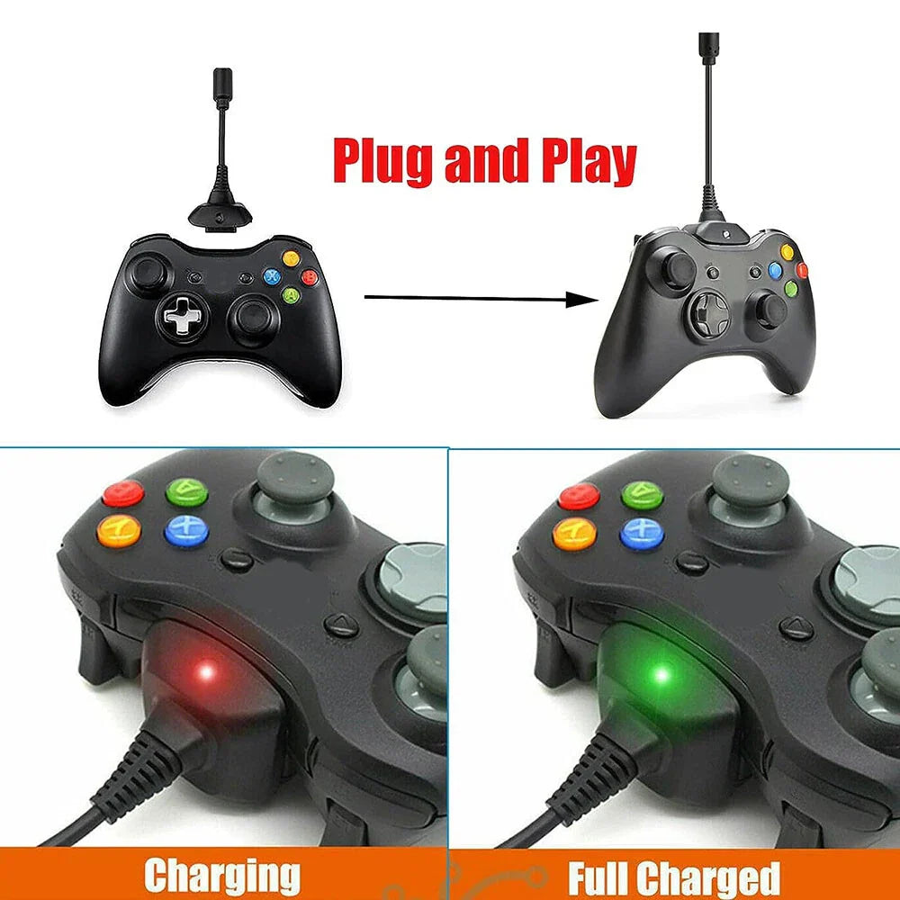 1.8m USB Charging Cable for Xbox 360 / 360 Slim Controller