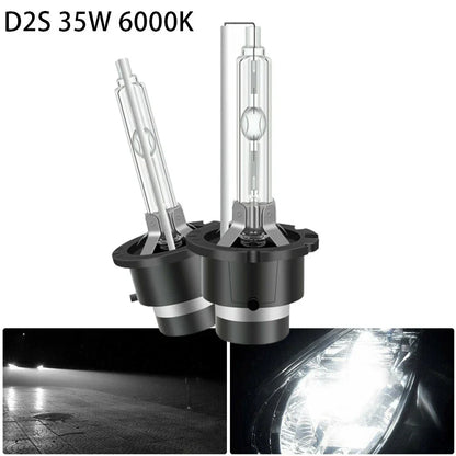 6000K D2S HID Xenon Headlight Bulbs, 2 x Waterproof IP68 for Vehicles