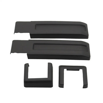 Matt Black Tailgate Hinge Cover Trims for Jeep Wrangler JK (2007-2018)