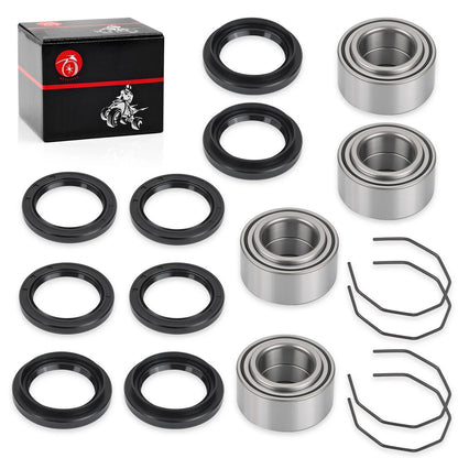 Front Rear Wheel Hub Bearings & Seal Kit for Arctic Cat